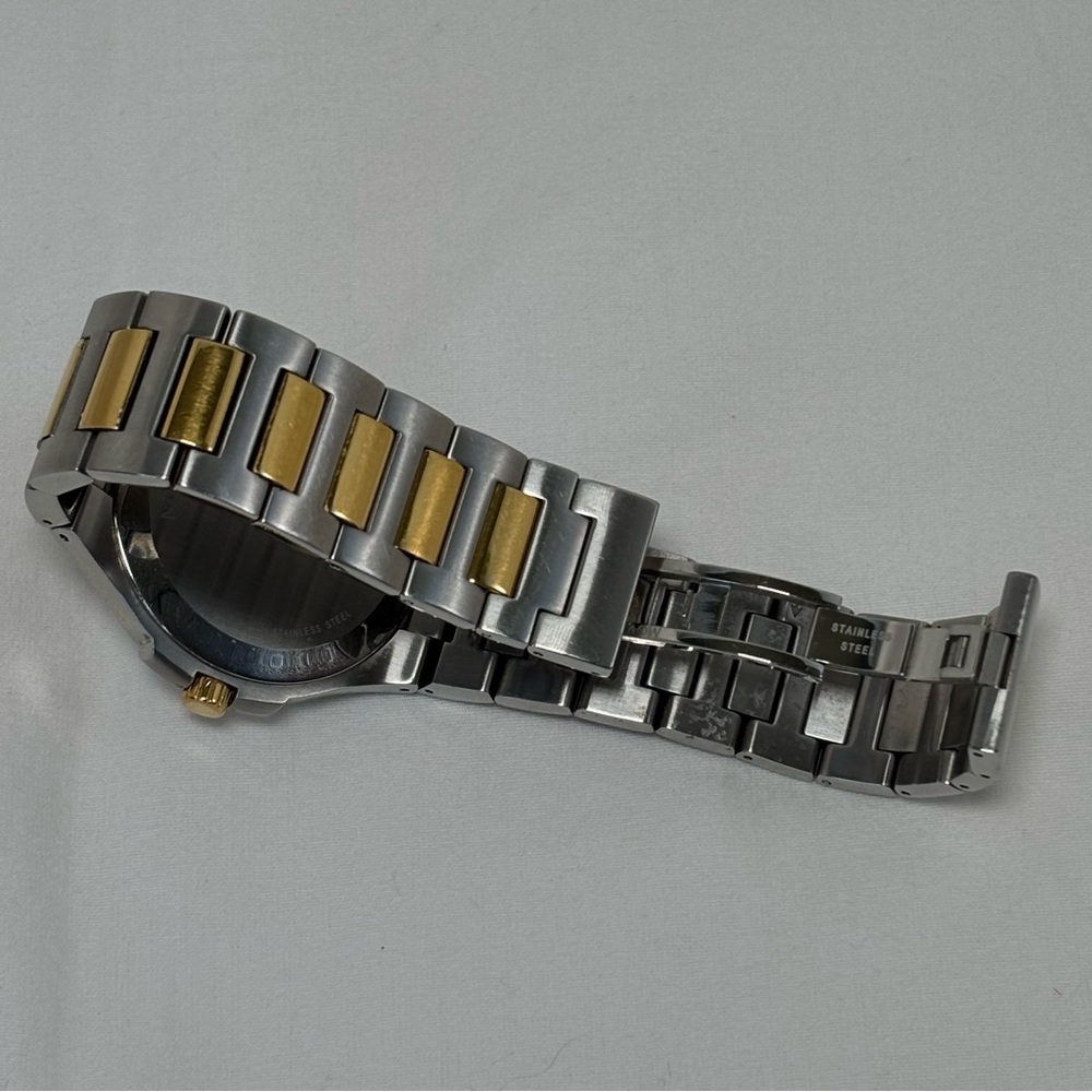 Movado Two-Tone Stainless Steel Watch with Black Dial - Picture 13 of 14